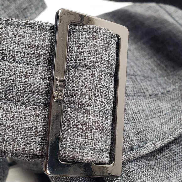 Lug Moped Purse Womens Heathered Grey Crossbody Shoulder Day Bag EUC - Picture 9 of 11